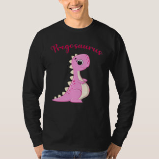 Camiseta Dinosaur Pregnant Pregnancy Baby Bump Dino Pregosa