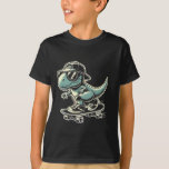 Camiseta Dinosaur T Rex Skateboarding Funny Retro Skating<br><div class="desc">Dinosaur T Rex Skateboarding Funny Retro Skating</div>