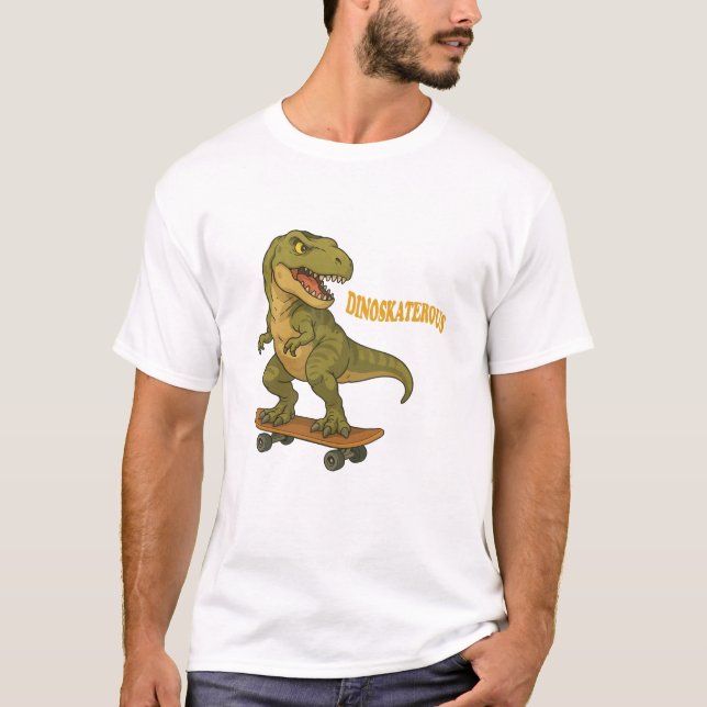 Camiseta Dinoskaterous (Frente)
