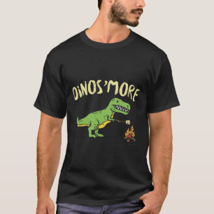 Camiseta Dinosmore Dinosmore Engraçado Camping Acampamento