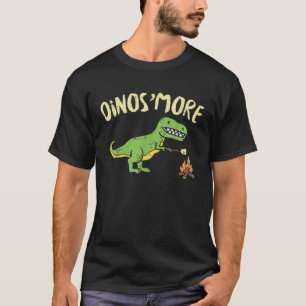 Camiseta Dinosmore Funny Dino Smore acampando Dinossauro Ca