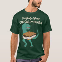 DinoSmores T-Rex Dinossauro Engraçado de S'mores A