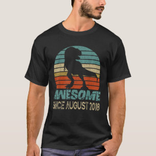 Camiseta Dinossaur 5 Birthday, 5 Anos De Idade Incrível Des