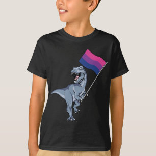 Camiseta Dinossaur Bi Pride LGBT Lésbica Gay não-binária LG