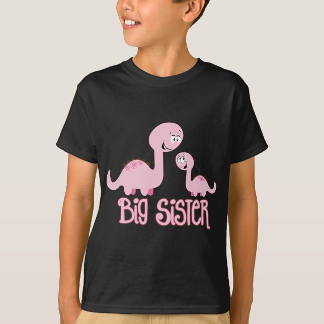 Camiseta Dinossaur Big Sister (Frente)