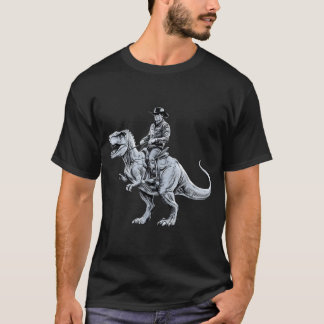 Camiseta Dinossaur Cowboy Cowgirl Western Country