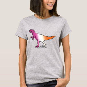 CAMISETA DINOSSAUR DO ORGULHO LESBIANO