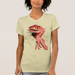 Camiseta Dinossaur Hatching do Velociraptor Realista