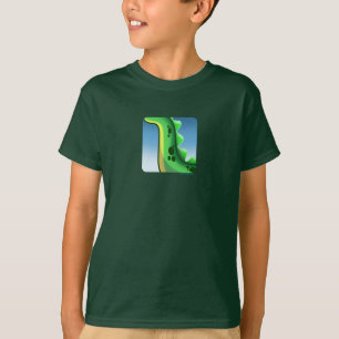 Camiseta DINOSSAUR MISTERIOSO DO PESCOÇO LONGO por Jeff Wil