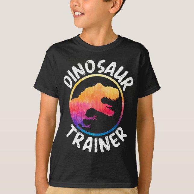 Camiseta Dinossaur Paw Dino Trainer Costume De Halloween (Frente)