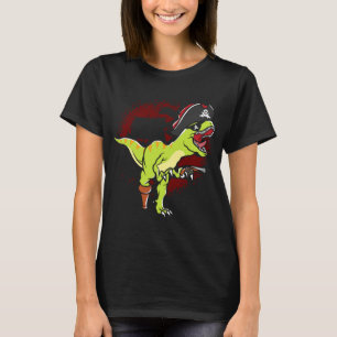 Camiseta Dinossaur Pirate Tyrannosaurus Rex