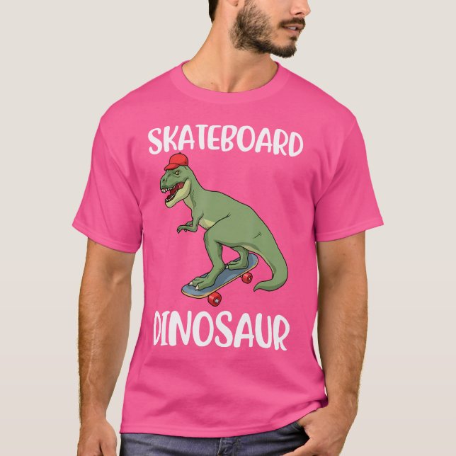 Camiseta Dinossaur Skateboard (Frente)