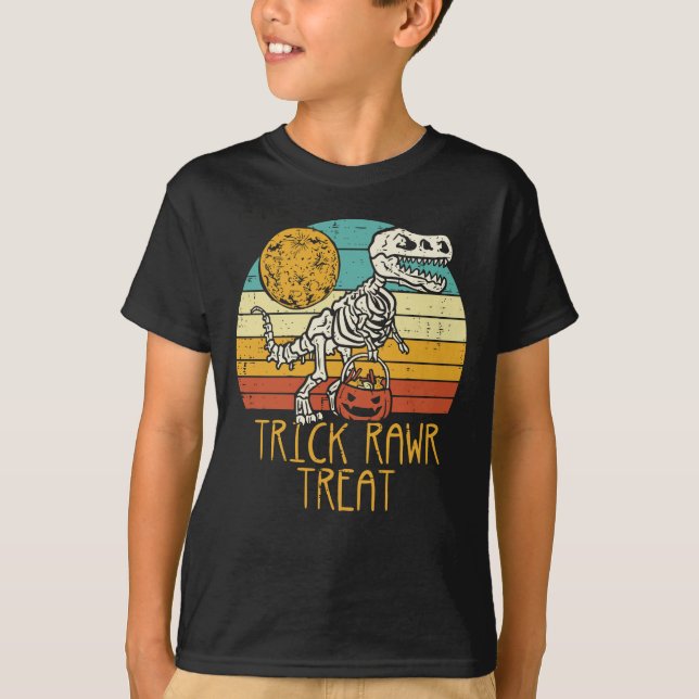 Camiseta Dinossaur Skeleton T Rex (Frente)