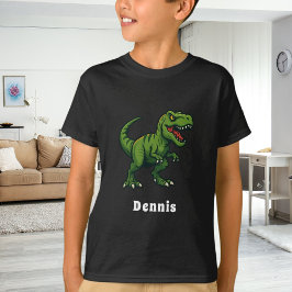 Camiseta Dinossaur Tyrannosaurus Rex name