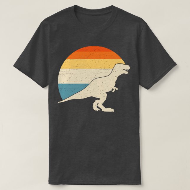 Camiseta Dinossaur Vintage Sunset (Frente do Design)