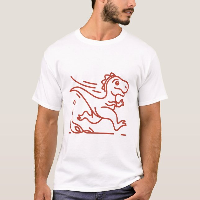 Camiseta Dinossauro (Frente)