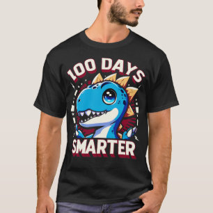 Camiseta Dinossauro 100 Dias Mais Inteligente 3