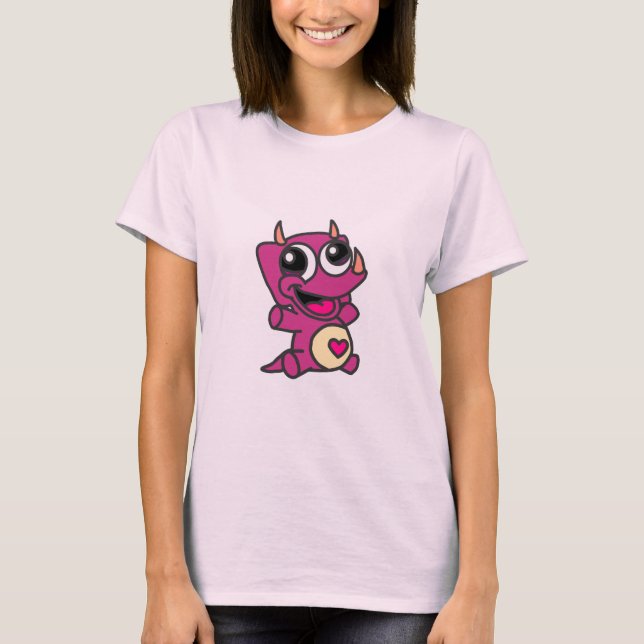 Camiseta dinossauro 2 do bebê (Frente)