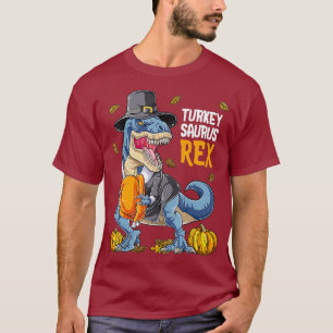 Camiseta Dinossauro Ação de Graças Boas Turcas Surus T re