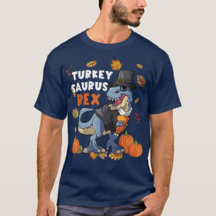 Camiseta Dinossauro Ação de Graças Boas Turcas Surus T Re D