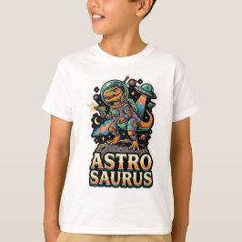 Camiseta Dinossauro Alien Astro Saurus: Espaço Astronauta R