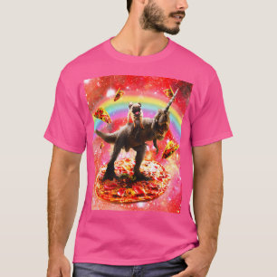 Camiseta Dinossauro Ancorado no Espaço - Pizza Taco