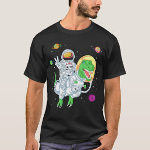 Camiseta dinossauro astronauta