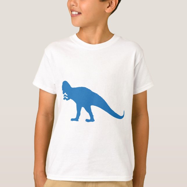 Camiseta Dinossauro Azul (Frente)