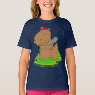 Camiseta Dinossauro Beisebol