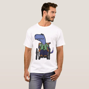 Camiseta Dinossauro bonito de T-rex em desenhos animados da