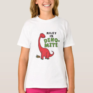 Camiseta Dinossauro Bonito Dino-Mite design personalizado