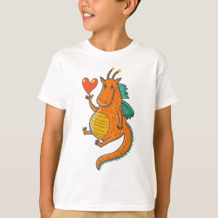 Camiseta Dinossauro bonito do bebê