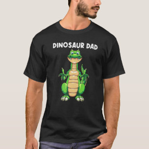 Camiseta Dinossauro Bonito Para Homens Pais Dino Extinto Di