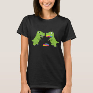 Camiseta Dinossauro Bonito Você Comeu O Último Unicórnio En