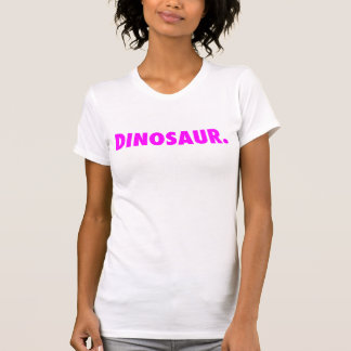 Camiseta "Dinossauro branco." Camisola de alças com