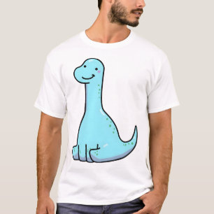 Camiseta Dinossauro Brontossauro Kawaii