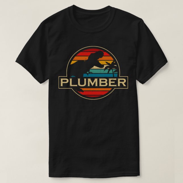 Camiseta Dinossauro Canalizador (Frente do Design)