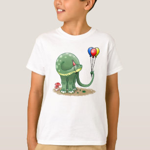 Camiseta Dinossauro com balões