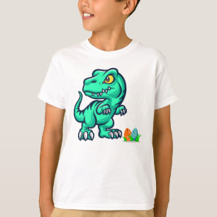 Camiseta dinossauro com ovos
