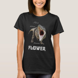 Camiseta Dinossauro da Flor Feminina