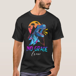 Camiseta Dinossauro Da Tripulação Da Classe segundo Dinossa