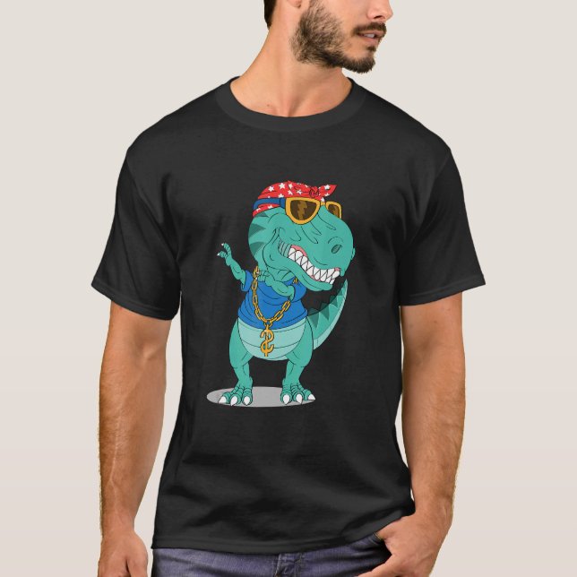 Camiseta Dinossauro Dançando Dinossauro Dinossauro Dançando (Frente)