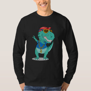 Camiseta Dinossauro Dançante Swag Dinossauro Dançando Dinos