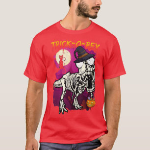 Camiseta Dinossauro das Halloween T Re Mummy Pumpkin Candy