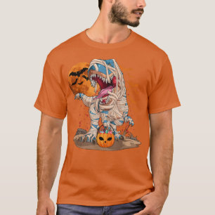 Camiseta Dinossauro das Halloween T Re Skeleton Garotos Ass