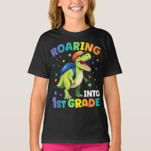 Camiseta Dinossauro De 1rua Em Rex De Volta À Escola