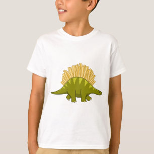 Camiseta Dinossauro de Batatas Fritas Engraçado