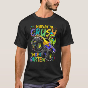 Camiseta Dinossauro De Caminhão Do Monstro Do Crush Kinderg