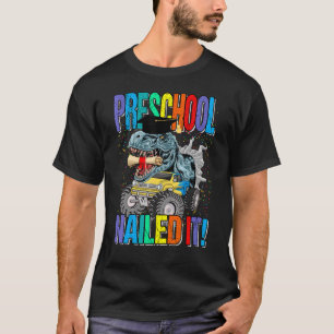Camiseta Dinossauro de Caminhão Monstro da Preschoia
