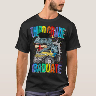 Camiseta Dinossauro de Caminhão Monstro do Formando de Terc
